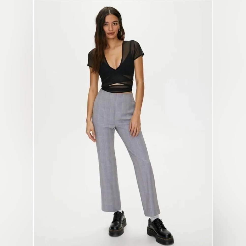 aritzia x Sunday Best taro pant plaid